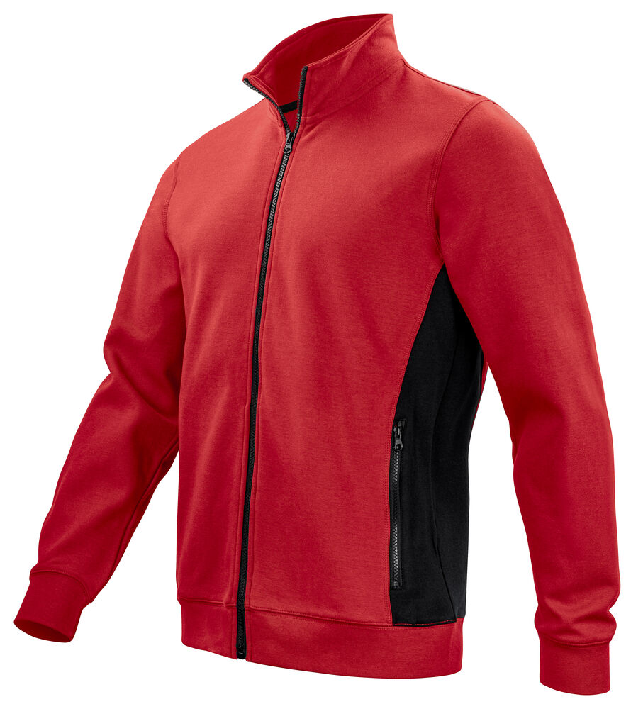 2129 SWEATSHIRT MED GENNEMGÅENDE LYNLÅS