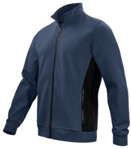 2129 SWEATSHIRT MED GENNEMGÅENDE LYNLÅS