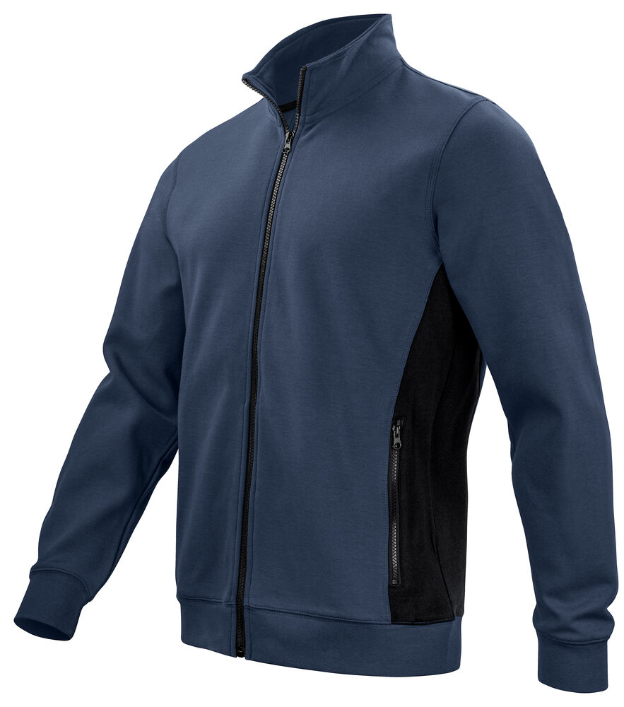 2129 SWEATSHIRT MED GENNEMGÅENDE LYNLÅS