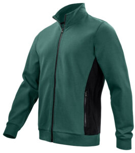 2129 SWEATSHIRT MED GENNEMGÅENDE LYNLÅS