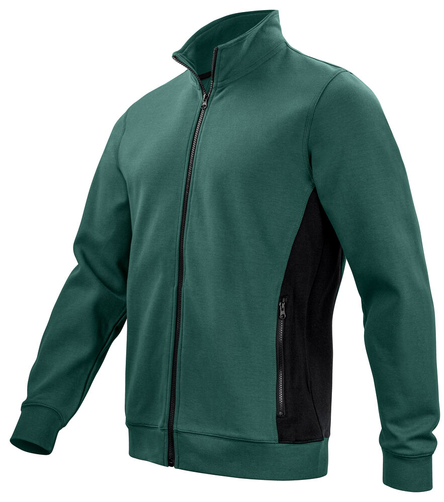 2129 SWEATSHIRT MED GENNEMGÅENDE LYNLÅS