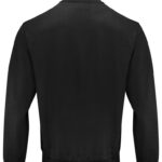 2134 SWEATSHIRT MED GENNEMGÅENDE LYNLÅS, 100% BOMULD