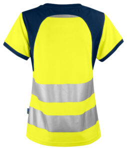 6012 DAME T-SHIRT EN ISO 20471 KLASSE 2/1