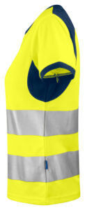 6012 DAME T-SHIRT EN ISO 20471 KLASSE 2/1