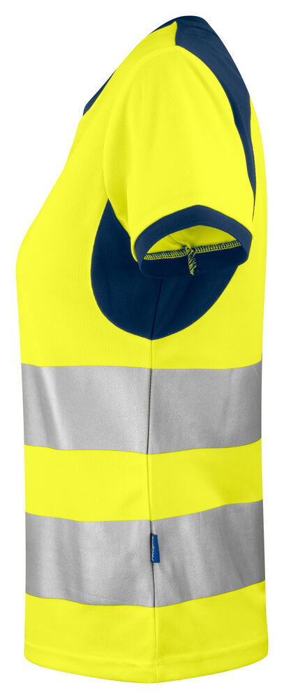 6012 DAME T-SHIRT EN ISO 20471 KLASSE 2/1