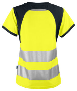 6012 DAME T-SHIRT EN ISO 20471 KLASSE 2/1