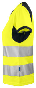 6012 DAME T-SHIRT EN ISO 20471 KLASSE 2/1