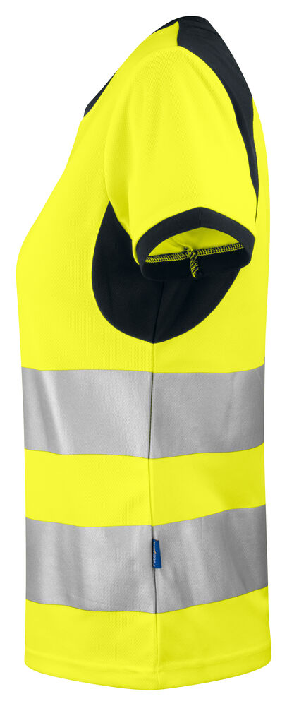 6012 DAME T-SHIRT EN ISO 20471 KLASSE 2/1
