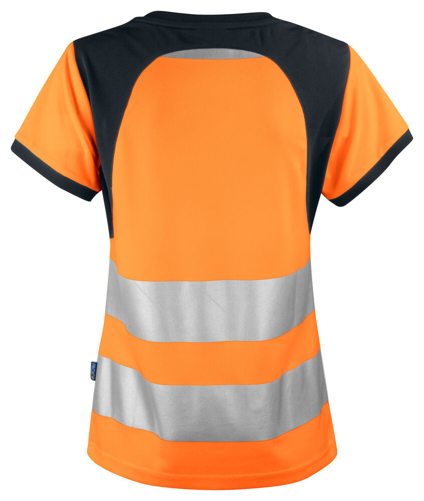 6012 DAME T-SHIRT EN ISO 20471 KLASSE 2/1