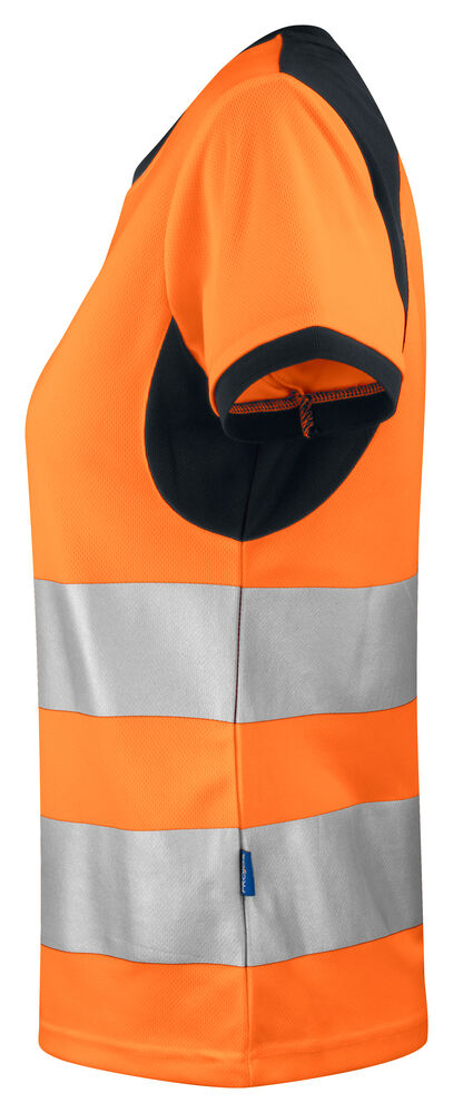 6012 DAME T-SHIRT EN ISO 20471 KLASSE 2/1