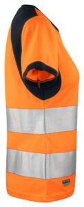 6012 DAME T-SHIRT EN ISO 20471 KLASSE 2/1