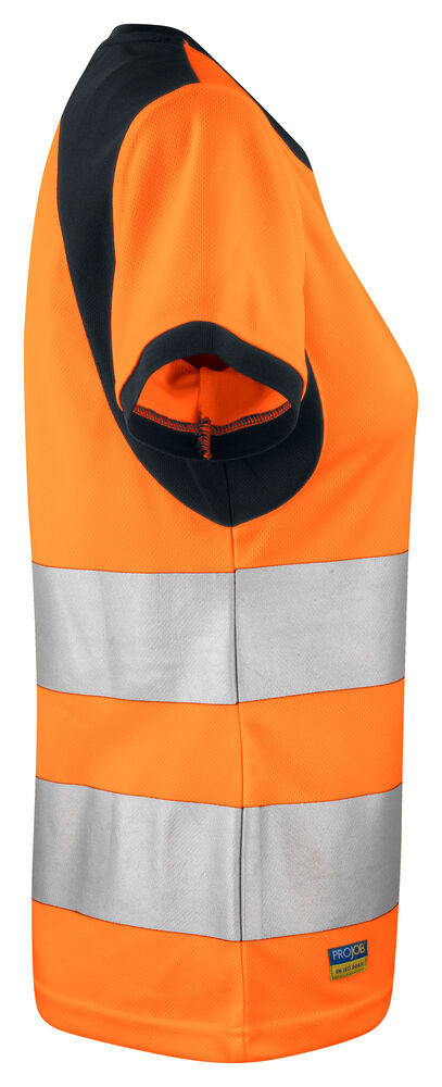 6012 DAME T-SHIRT EN ISO 20471 KLASSE 2/1