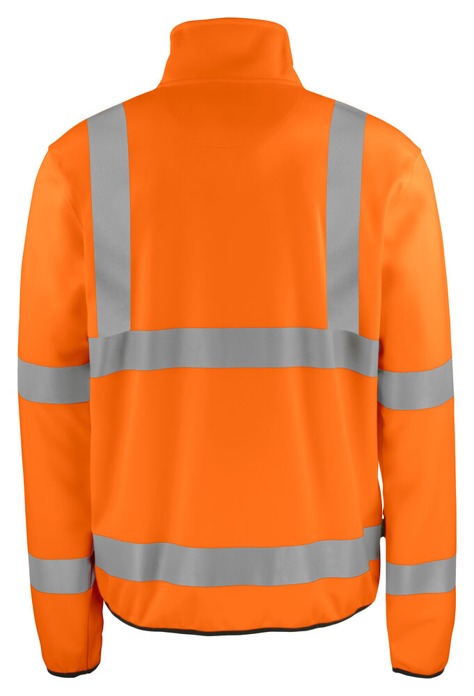 6105 LET SOFTSHELLJAKKE EN ISO 20471 KLASSE 3