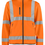 6105 LET SOFTSHELLJAKKE EN ISO 20471 KLASSE 3