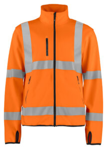 6105 LET SOFTSHELLJAKKE EN ISO 20471 KLASSE 3