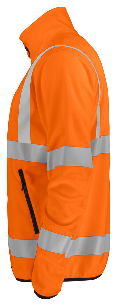 6105 LET SOFTSHELLJAKKE EN ISO 20471 KLASSE 3