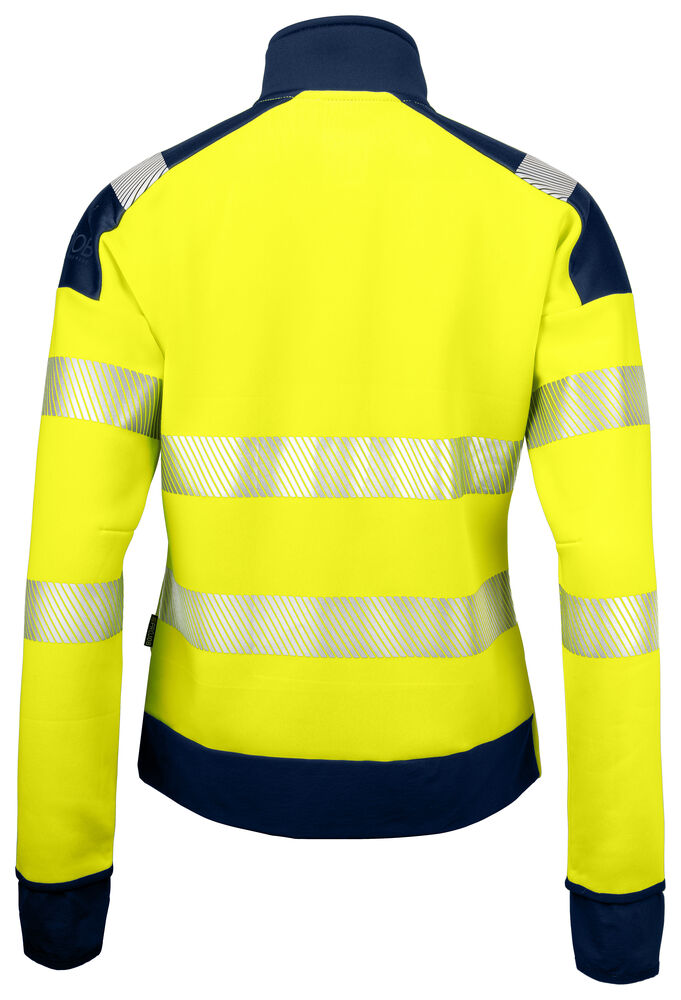 6111 SWEATSHIRT EN ISO 20471 KLASSE 3/2, DAMEMODEL