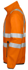6412 SOFTSHELL JAKKE EN ISO 20471 KLASSE 3