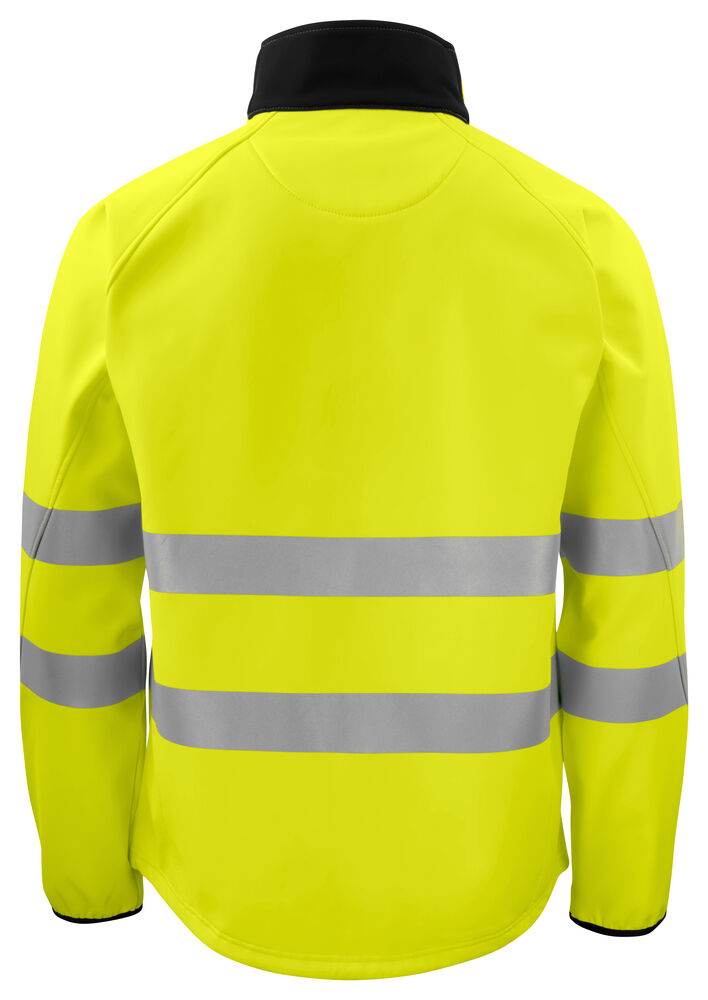 6432 SOFTSHELLJAKKE EN ISO 20471 KLASSE 3/2