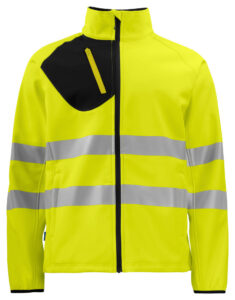 6432 SOFTSHELLJAKKE EN ISO 20471 KLASSE 3/2