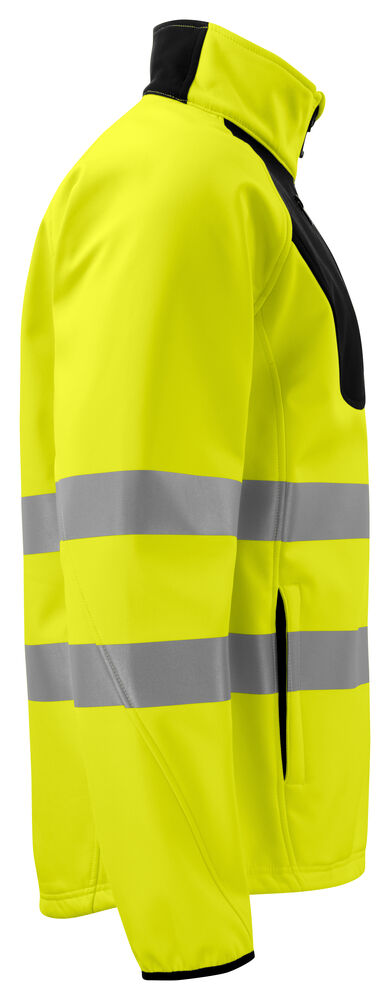 6432 SOFTSHELLJAKKE EN ISO 20471 KLASSE 3/2