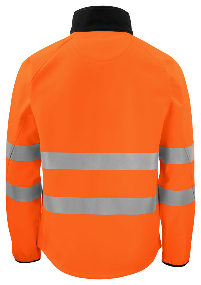 6432 SOFTSHELLJAKKE EN ISO 20471 KLASSE 3/2