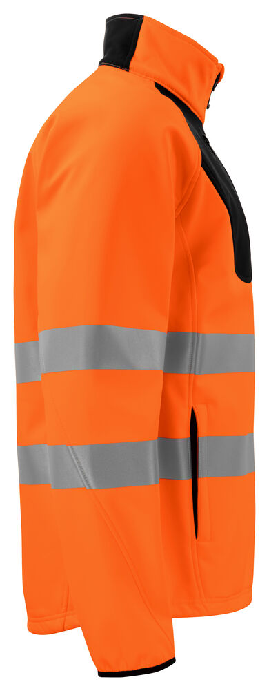 6432 SOFTSHELLJAKKE EN ISO 20471 KLASSE 3/2