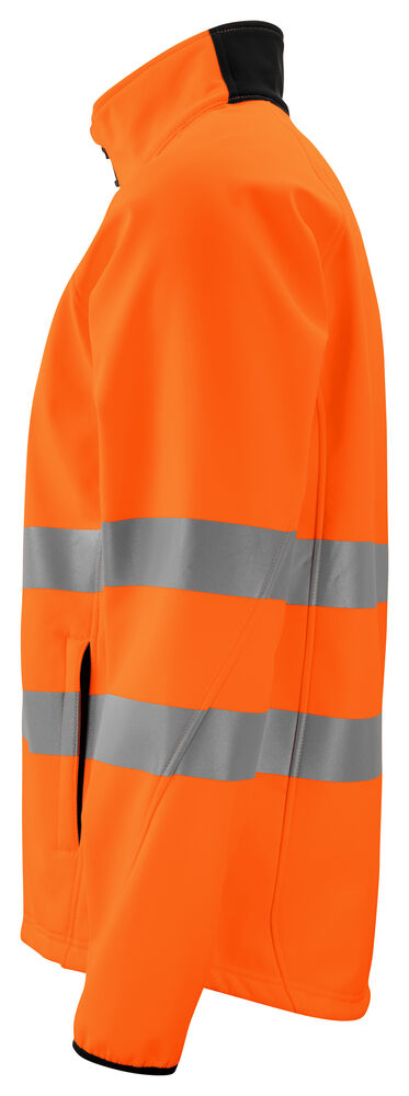 6432 SOFTSHELLJAKKE EN ISO 20471 KLASSE 3/2