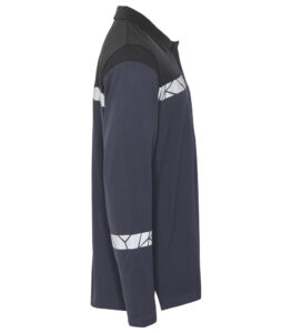 7004 POLOSHIRT MED LANGE ÆRMER 7004 POLOSHIRT 9910-VIZ MED LANGE ÆRMER - Navy / Black - Højre side