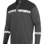 7004 POLOSHIRT MED LANGE ÆRMER 7004 POLOSHIRT 9910-VIZ MED LANGE ÆRMER - Grey Black