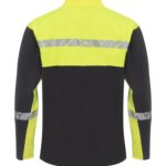 7004 POLOSHIRT MED LANGE ÆRMER 7004 POLOSHIRT 9910-VIZ MED LANGE ÆRMER - Black / Yellow