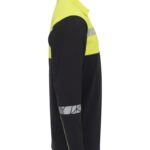 7004 POLOSHIRT MED LANGE ÆRMER 7004 POLOSHIRT 9910-VIZ MED LANGE ÆRMER - Black / Yellow