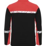 7004 POLOSHIRT MED LANGE ÆRMER 7004 POLOSHIRT 9910-VIZ MED LANGE ÆRMER - Black / Red