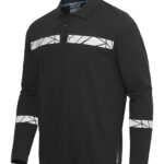 7004 POLOSHIRT MED LANGE ÆRMER 7004 POLOSHIRT 9910-VIZ MED LANGE ÆRMER - Black