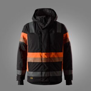 High-Vis Klasse 1, vandtæt stretchjakke