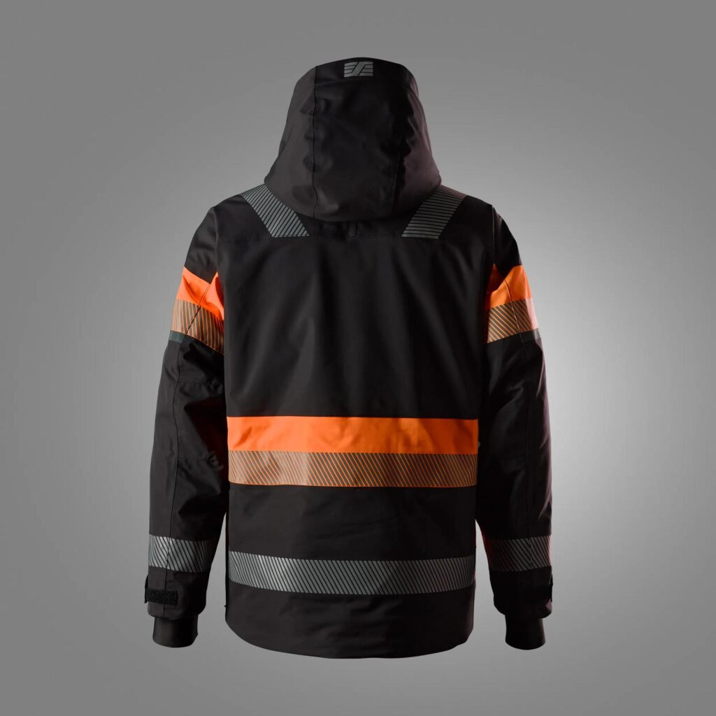 High-Vis Klasse 1, vandtæt stretchjakke