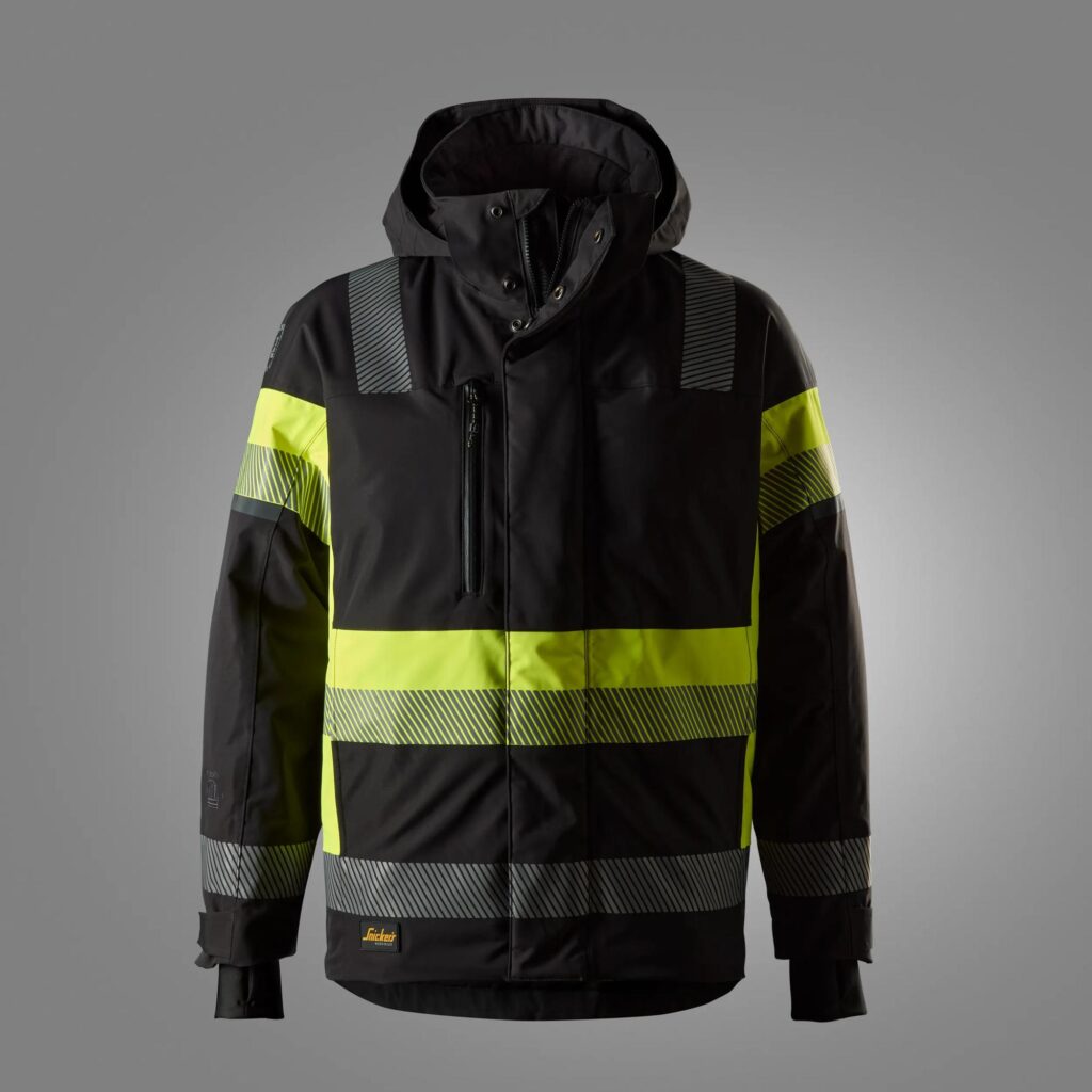High-Vis Klasse 1, vandtæt stretchjakke