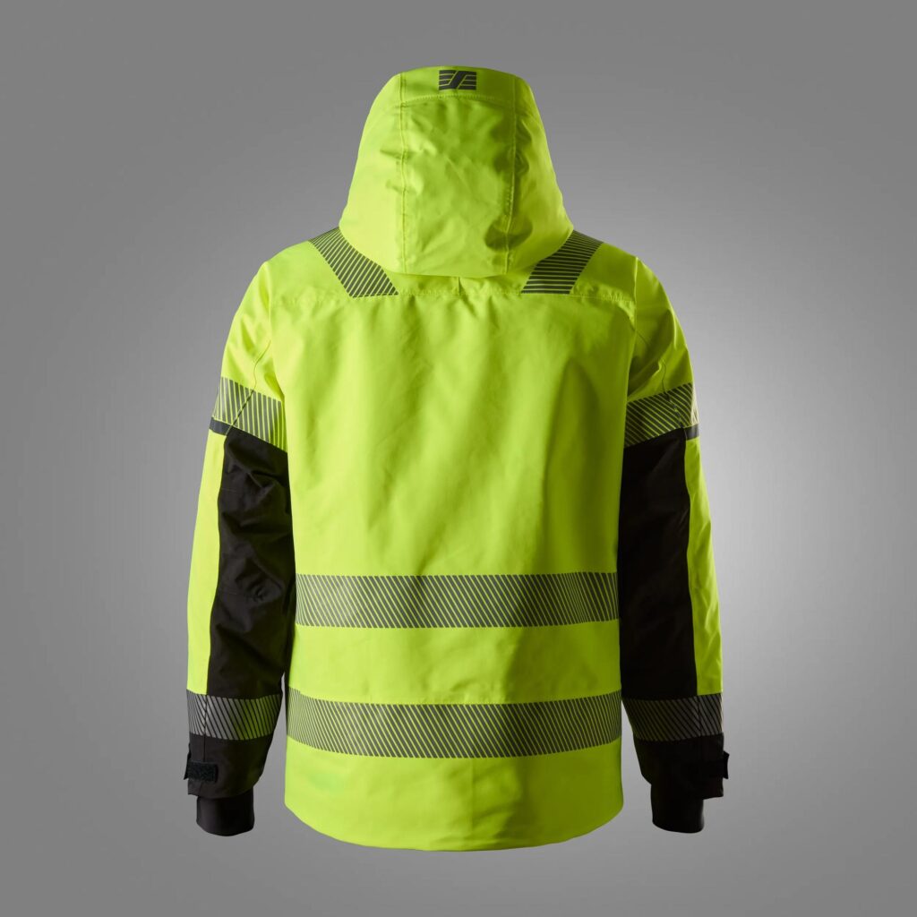 High-Vis Klasse 3, vandtæt stretchjakke