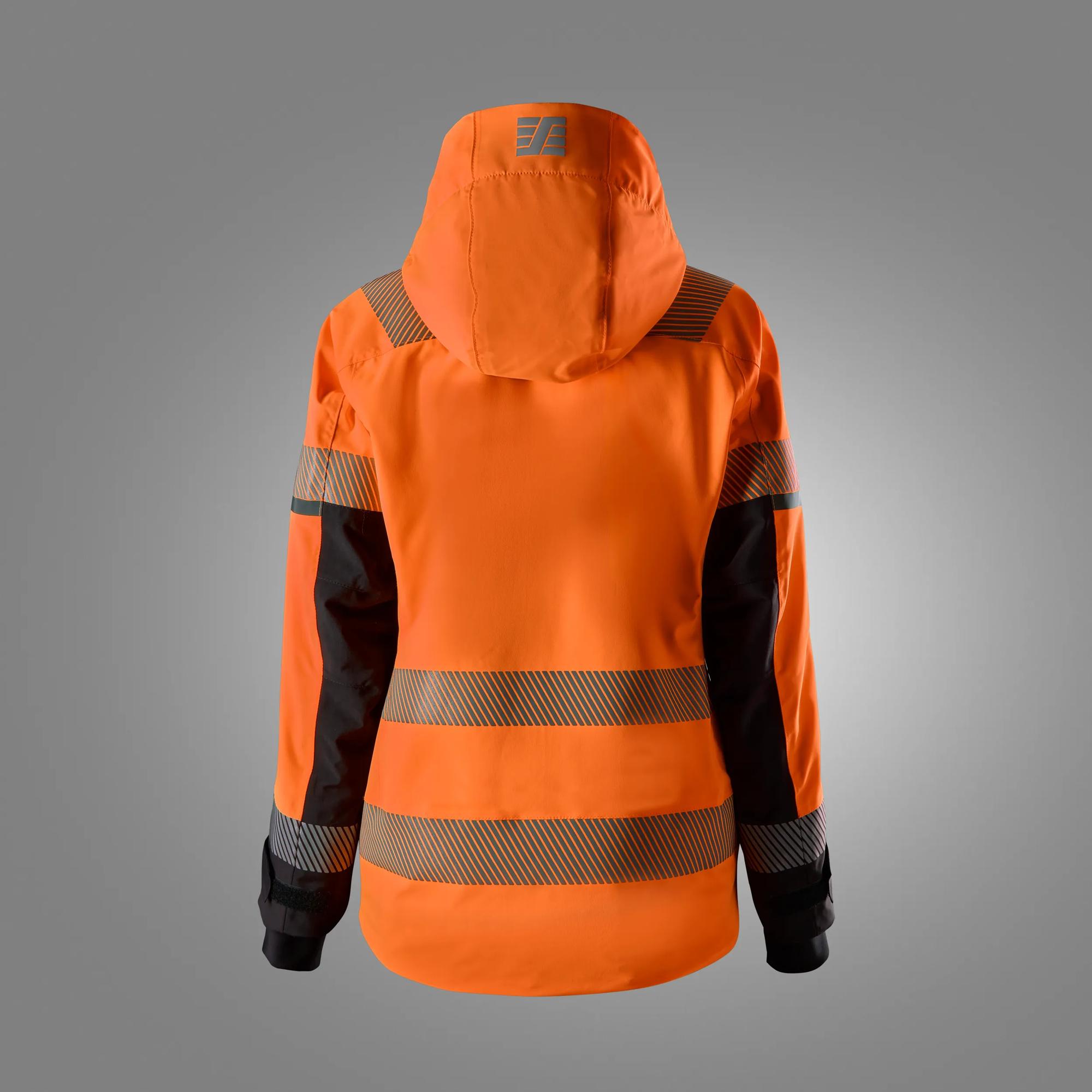 High-Vis klasse 2/3, damejakke i stretch