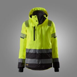 High-Vis klasse 2/3, damejakke i stretch