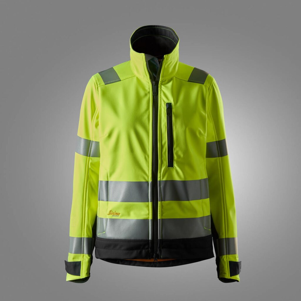 High-Vis, Softshelljakke til damer, klasse 2/3