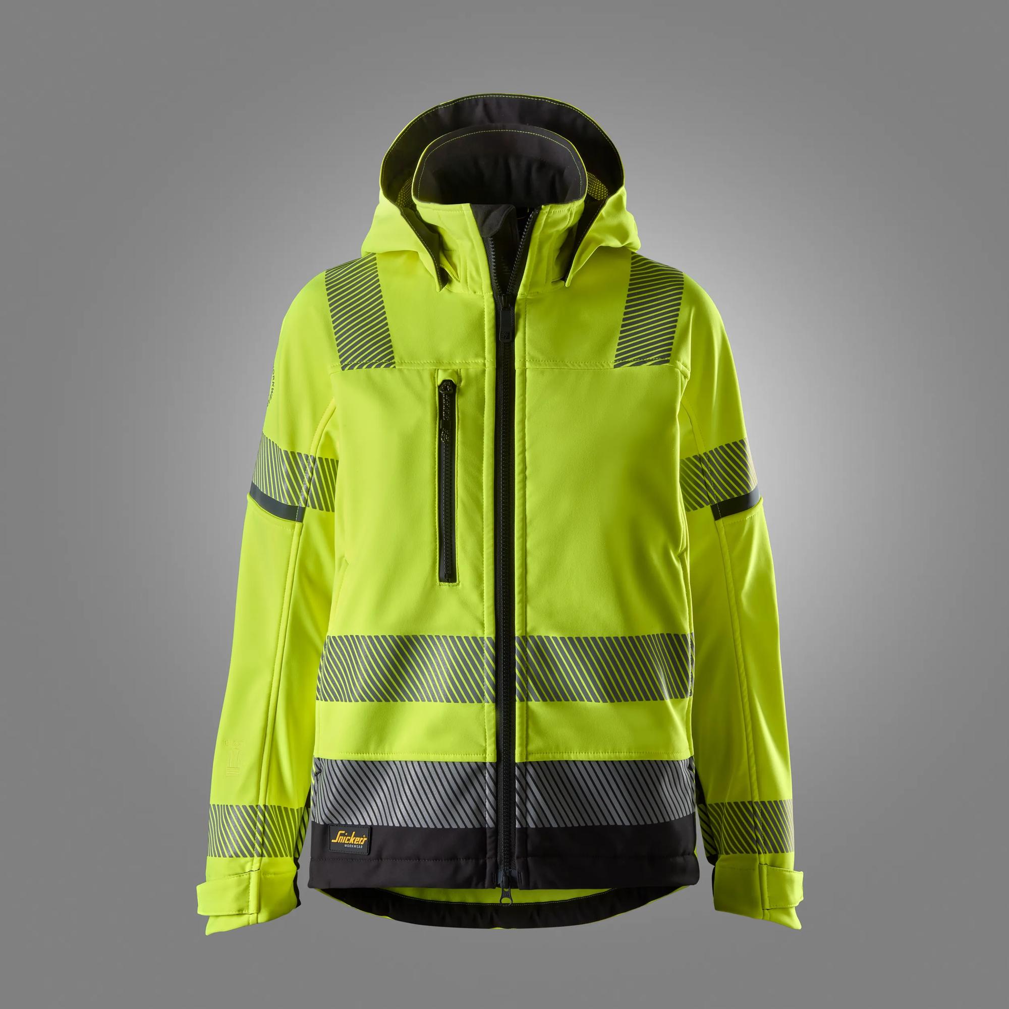 High-Vis softshelljakke til kvinder, klasse 2/3