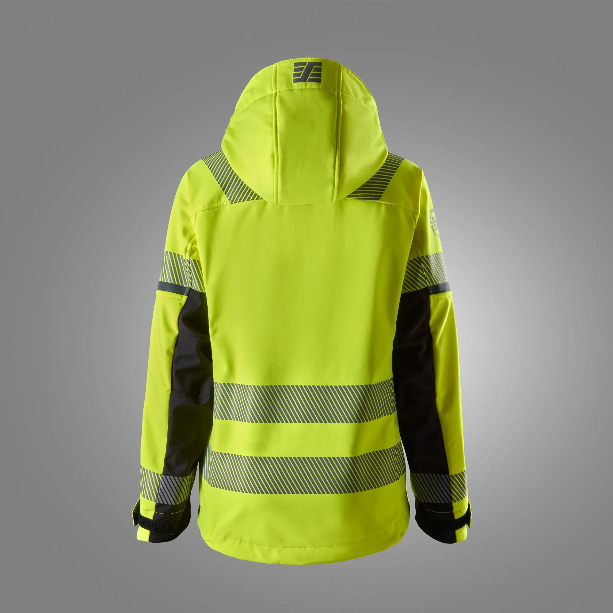 High-Vis softshelljakke til kvinder, klasse 2/3