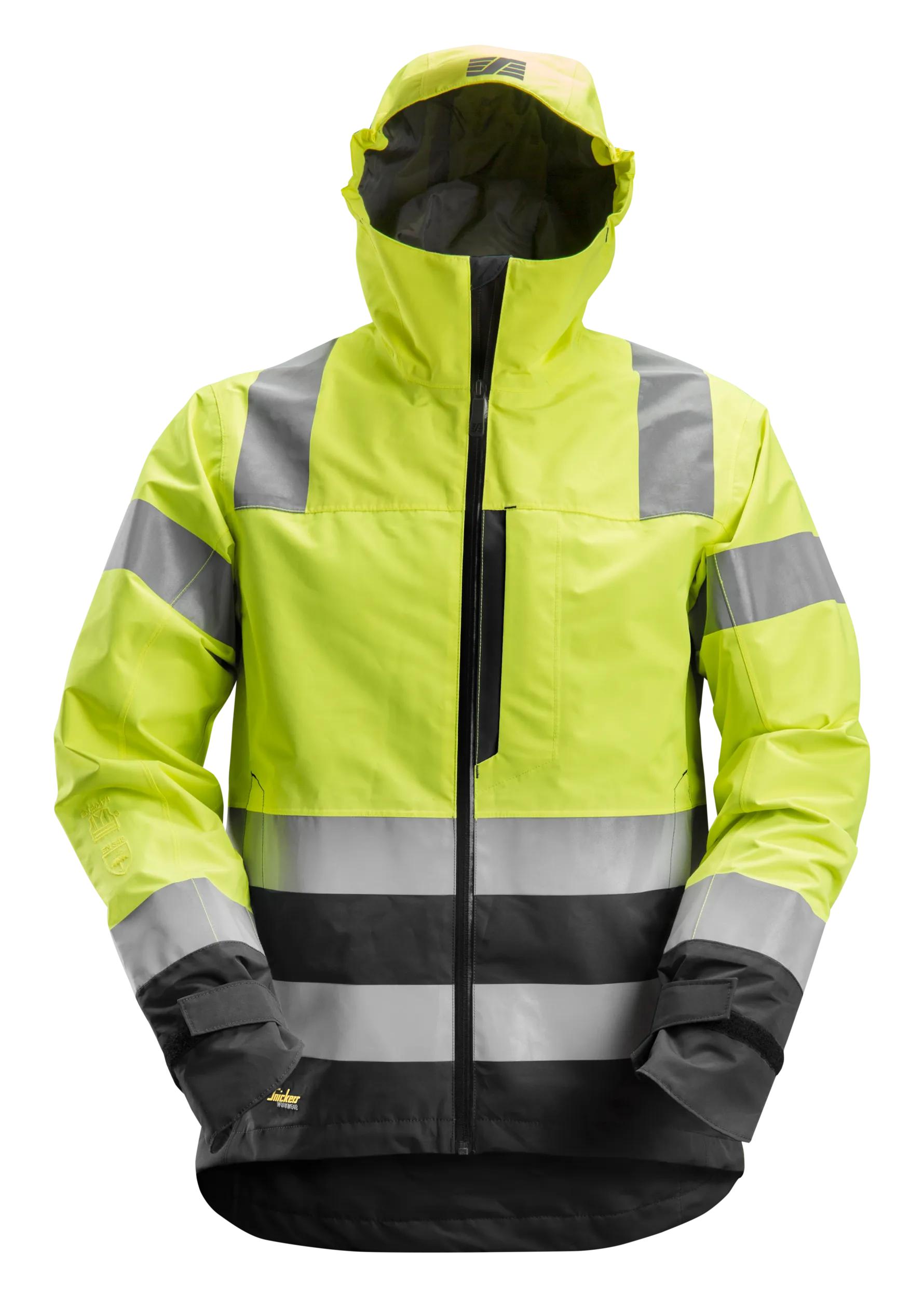 High-Vis, Vandtæt skaljakke, klasse 3