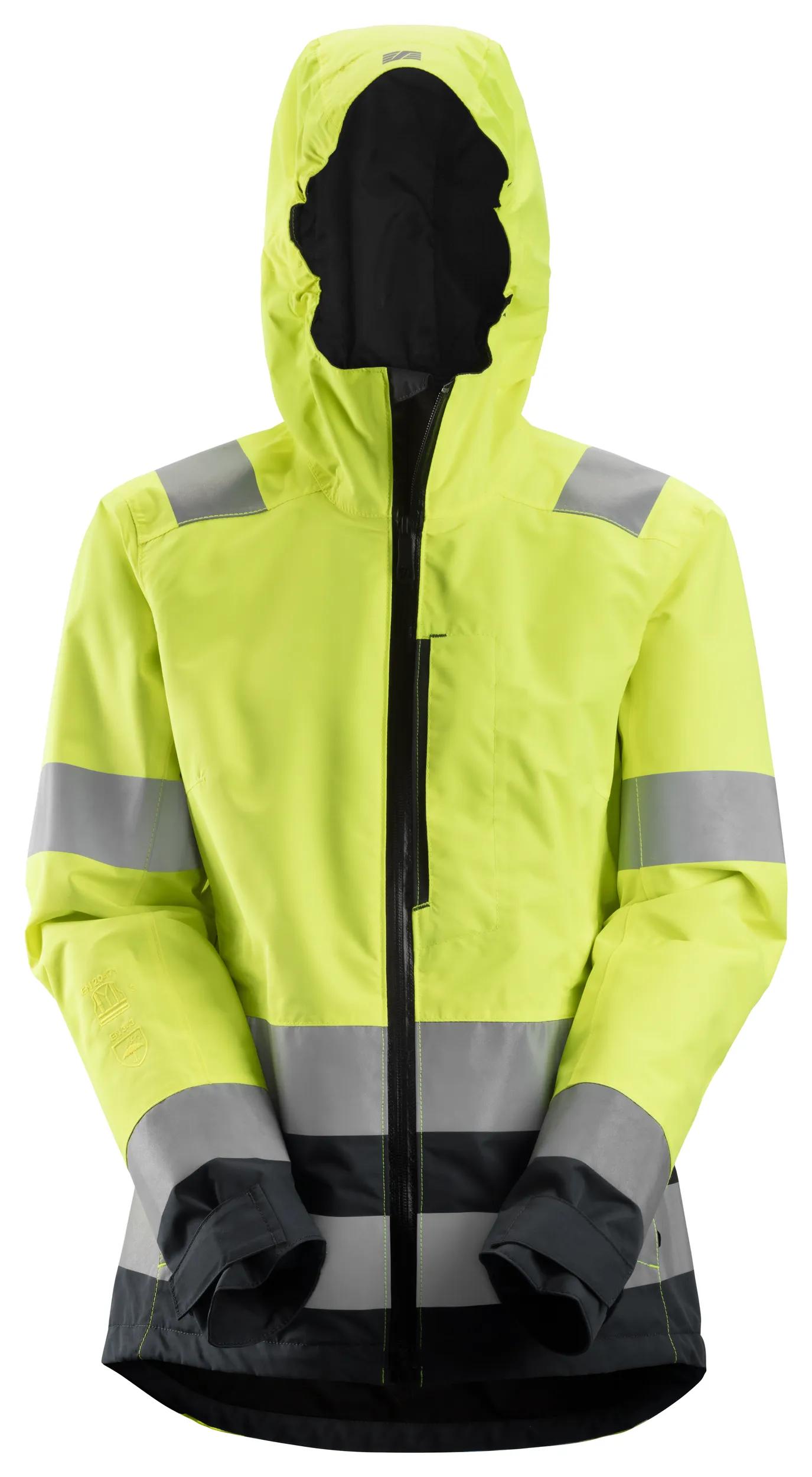 High-Vis, Vandtæt dameskaljakke, klasse 2/3