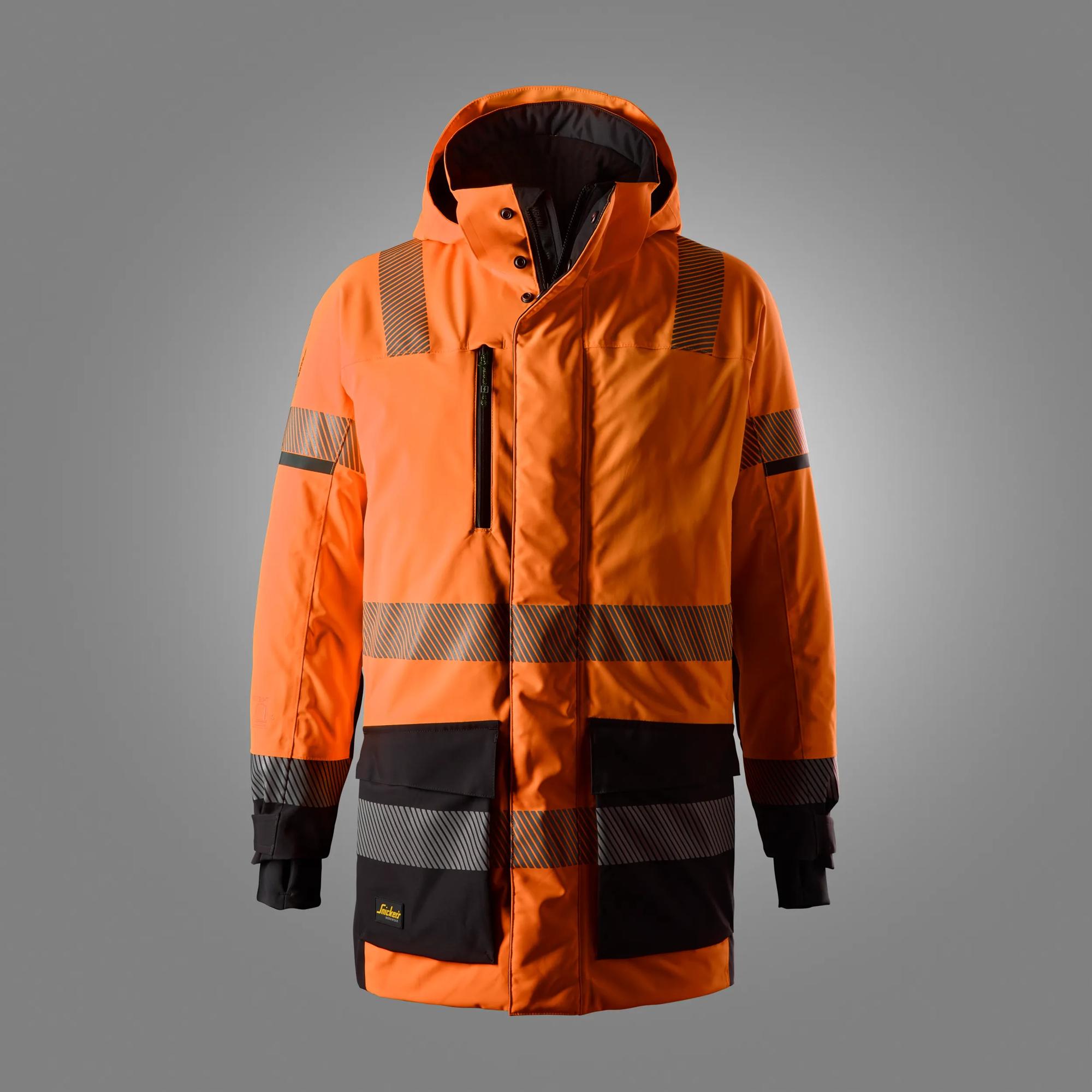 High-Vis Klasse 3, vandtæt stretchparkas