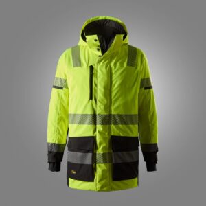 High-Vis Klasse 3, vandtæt stretchparkas