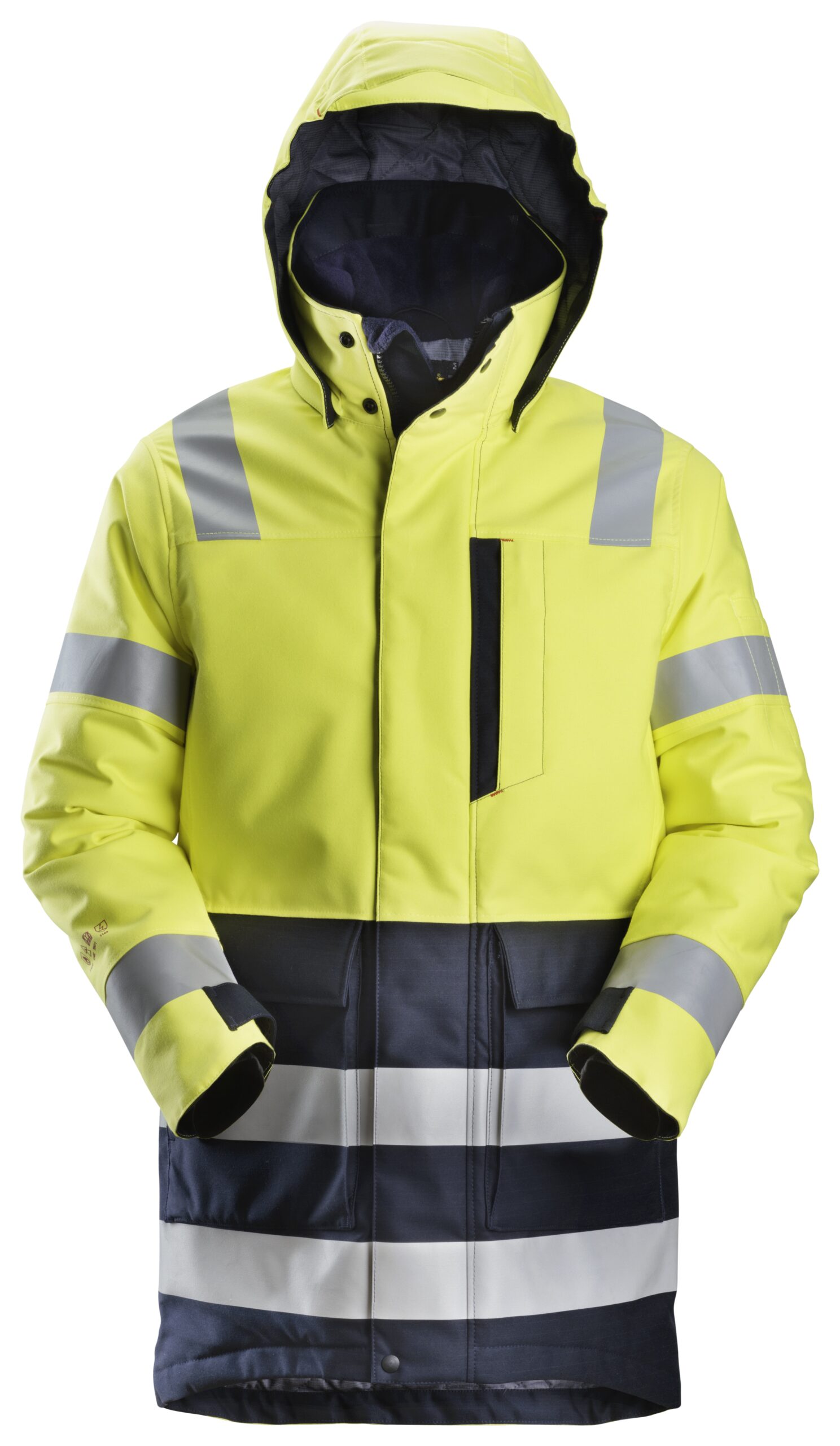 ProtecWork, High-Vis vinterparka, klasse 3