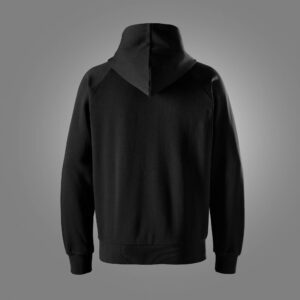 Logo-sweatshirt i fransk frotté med hætte