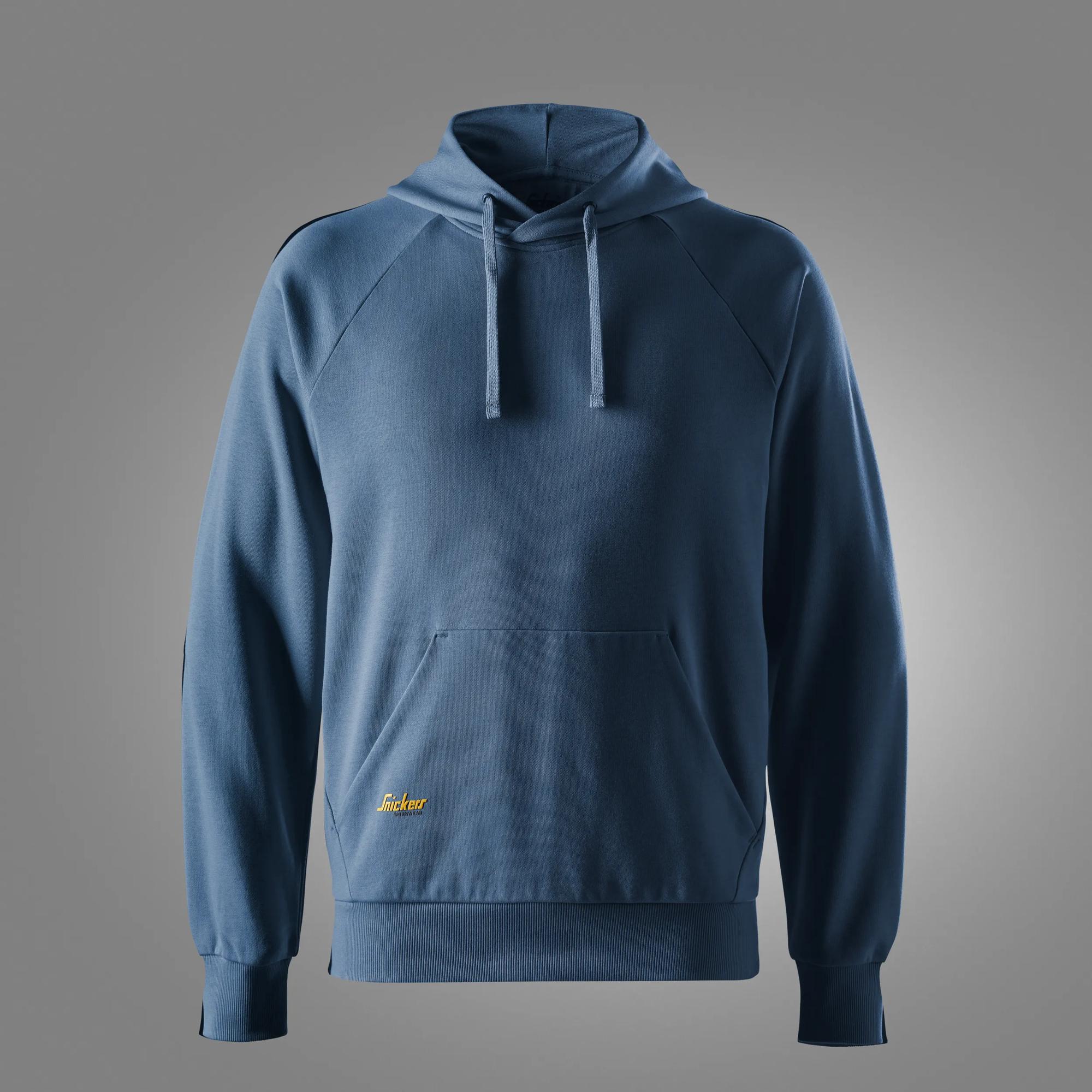 Sweatshirt i fransk frotté med hætte